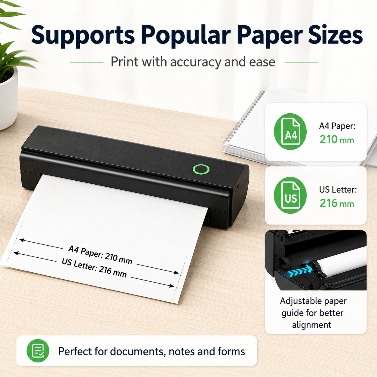 Zettix N80 Bluetooth Thermal Printer 80mm | Wireless Label & Receipt Printer | 90mm/s | Works with Shiprocket | USB-C + BT 5.0 | iOS, Android & Windows | No Ink Ever | 1 Yr Warranty