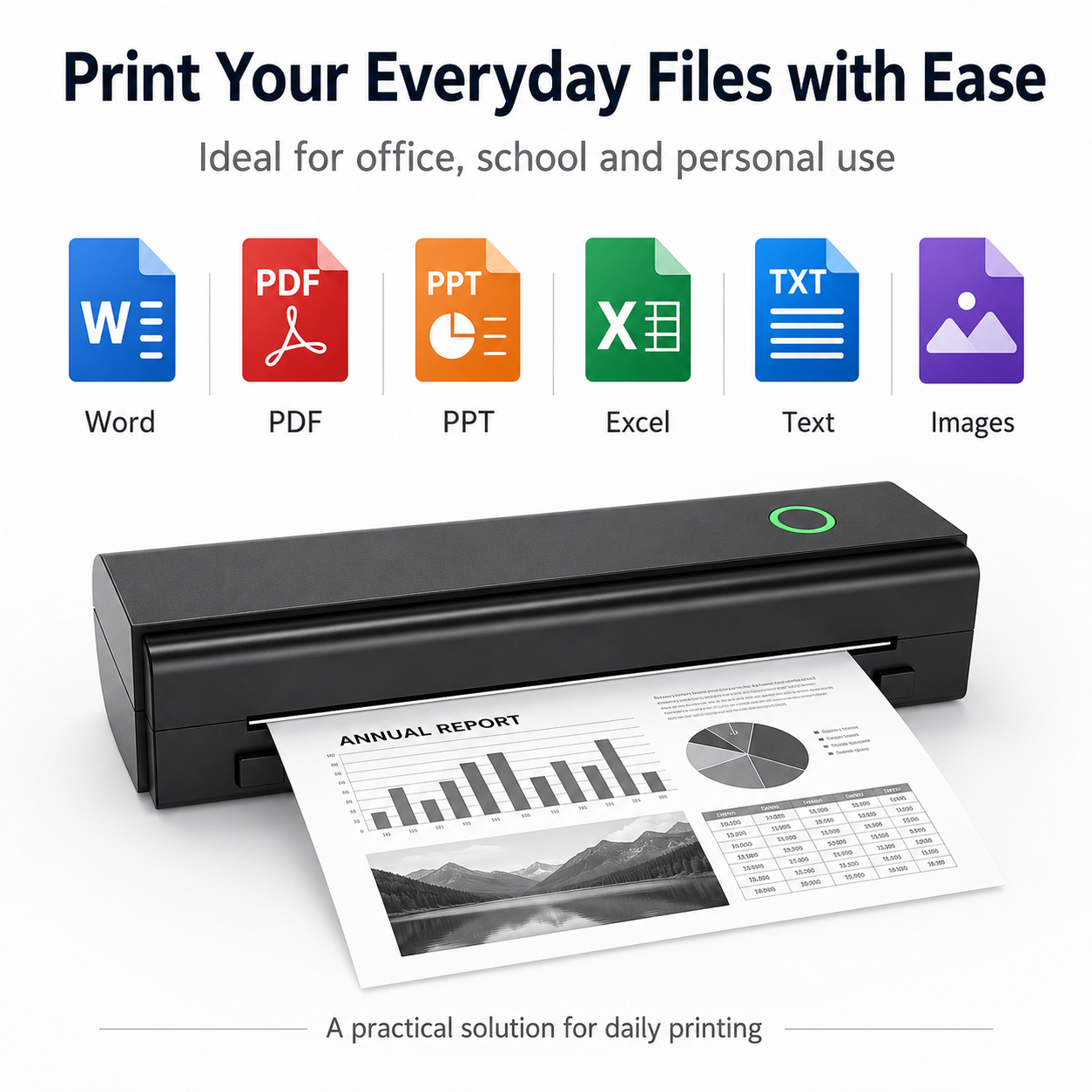 Zettix N80 Bluetooth Thermal Printer 80mm | Wireless Label & Receipt Printer | 90mm/s | Works with Shiprocket | USB-C + BT 5.0 | iOS, Android & Windows | No Ink Ever | 1 Yr Warranty