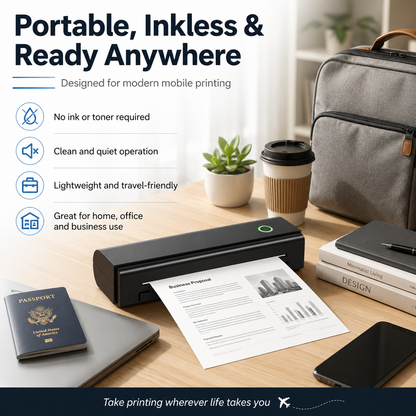 Zettix N80 Bluetooth Thermal Printer 80mm | Wireless Label & Receipt Printer | 90mm/s | Works with Shiprocket | USB-C + BT 5.0 | iOS, Android & Windows | No Ink Ever | 1 Yr Warranty