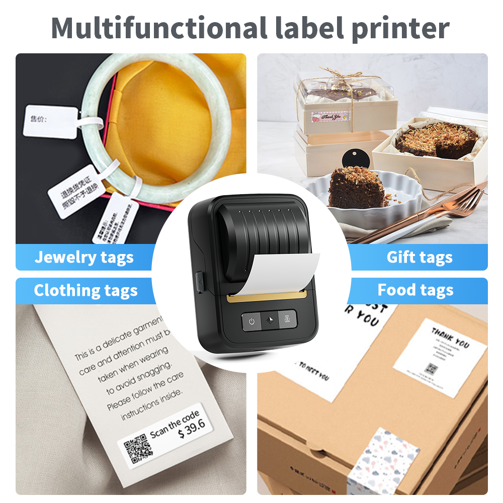 Portable Thermal Printer A4 Supports